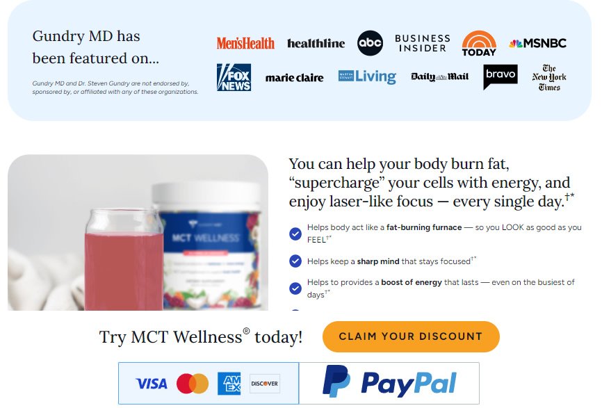 MCT Wellness Reviews: Does Gundry MCT Wellness Work, and Are There Side Effects?